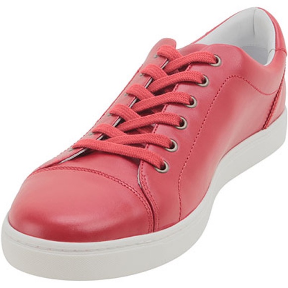 DOLCE & GABBANA ROUND TOE LEATHER SNEAKERS - Picture 8 of 8